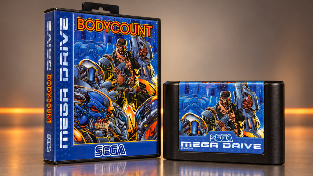 Body Count – originale Sega Mega Drive Verpackung und Modul