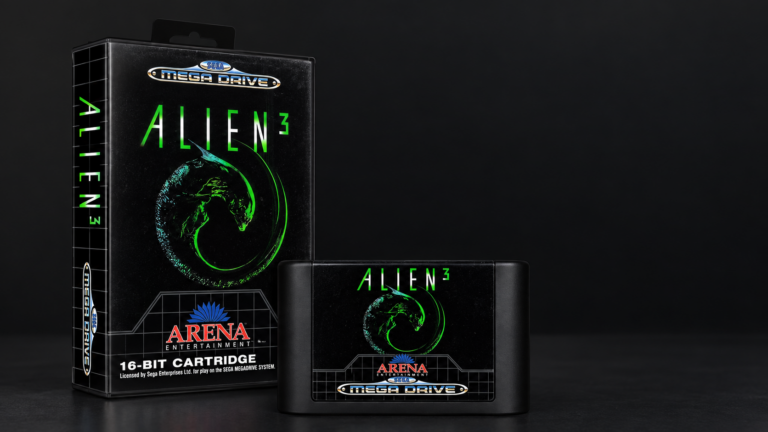 Alien 3 für SEGA Mega Drive – Originalcover als Verpackung mit Cartridge