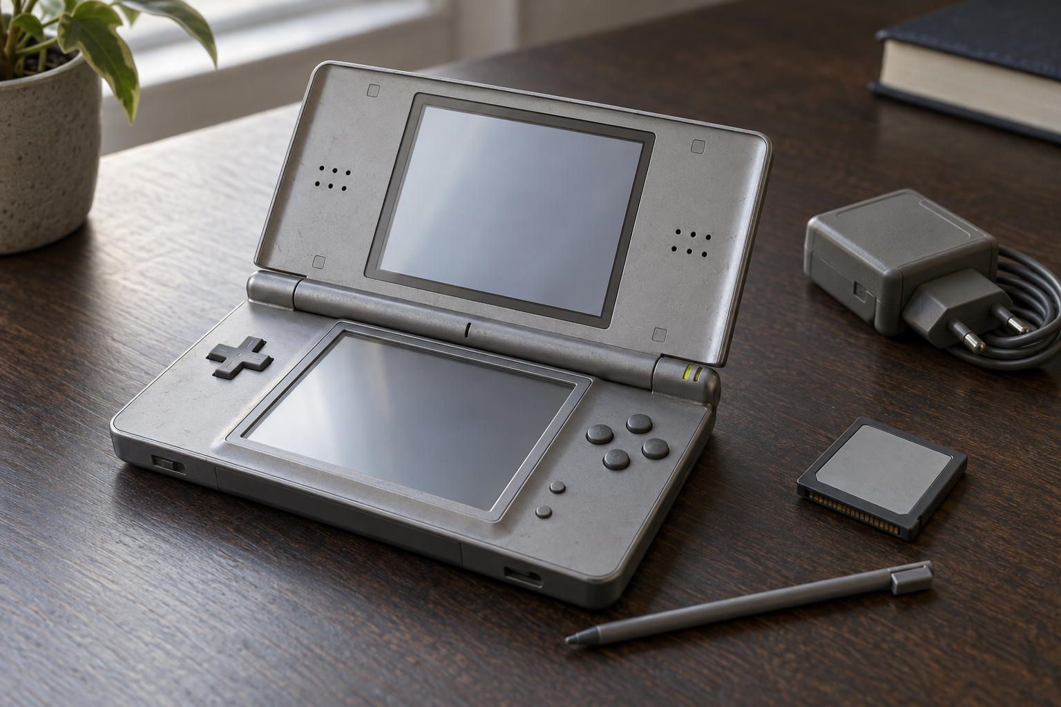 Gebrauchter Nintendo DS Lite mit Spielmodul, Stylus und Ladegerät