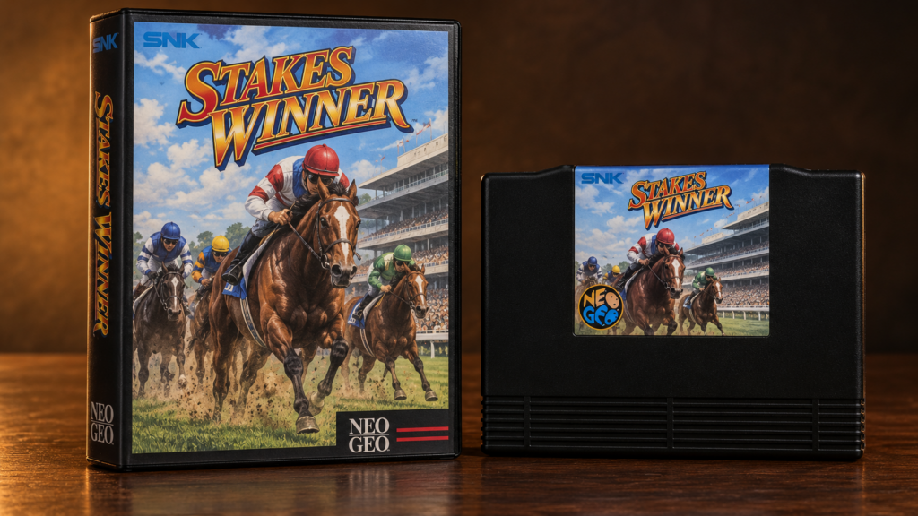 Stakes Winner: Neo-Geo-AES-Verpackung und Modul als KI-gestützte Produktaufnahme