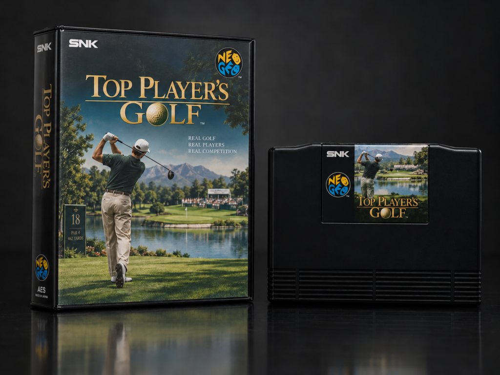 Top Player's Golf: KI-Packshot mit AES-Verpackung und Modul